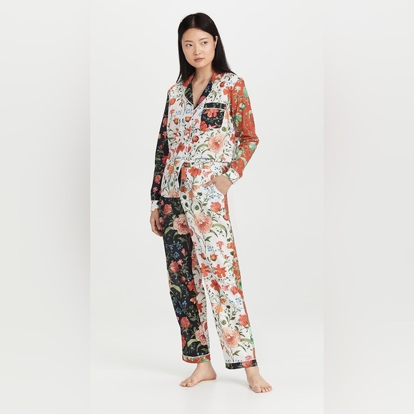 New Desmond & Dempsey Persephone Patchwork Floral Pajama Set - Picture 10 of 10